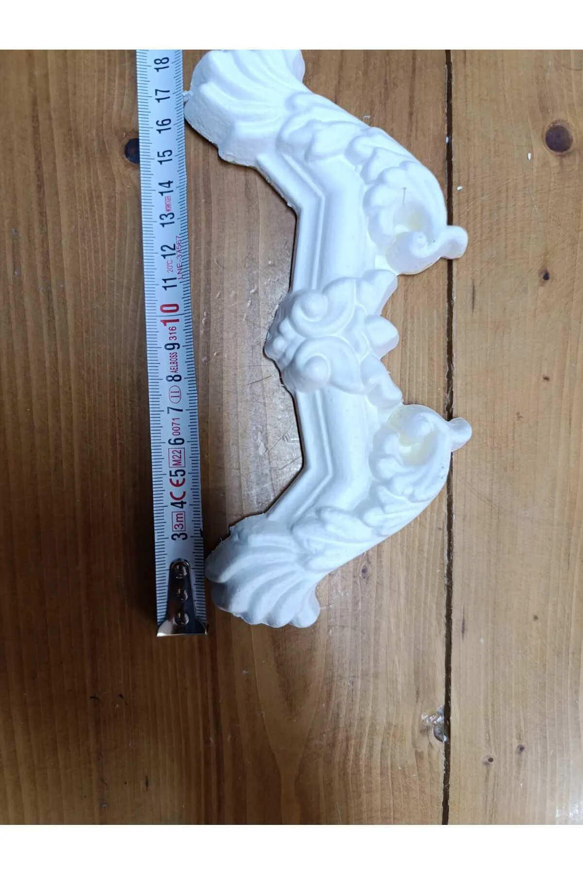 Poliüretan Boyanabilir 2,5cm Çıta Geçmeli Köşe Motifi - 18 cm - 1