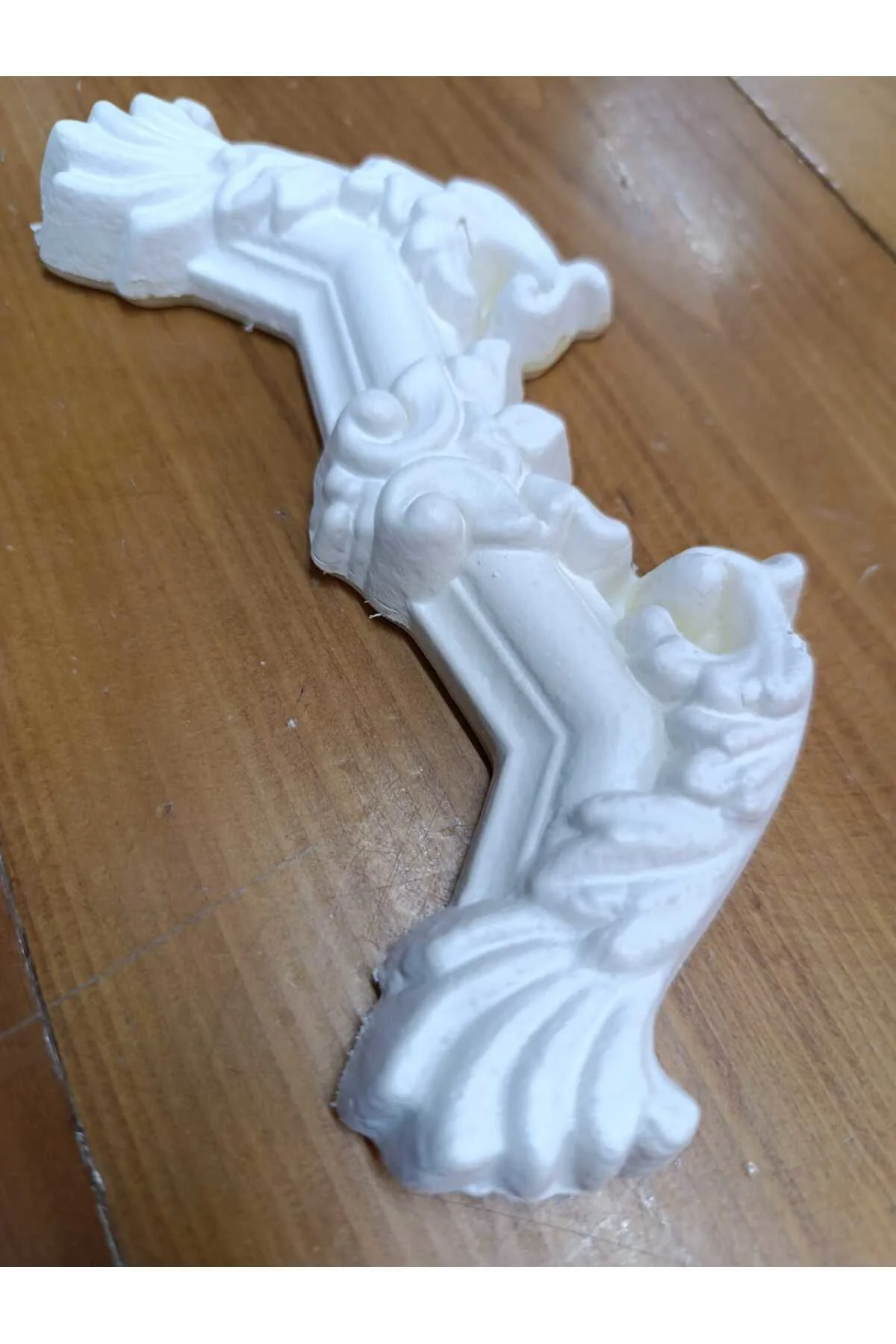 Poliüretan Boyanabilir 2,5cm Çıta Geçmeli Köşe Motifi - 18 cm - 1