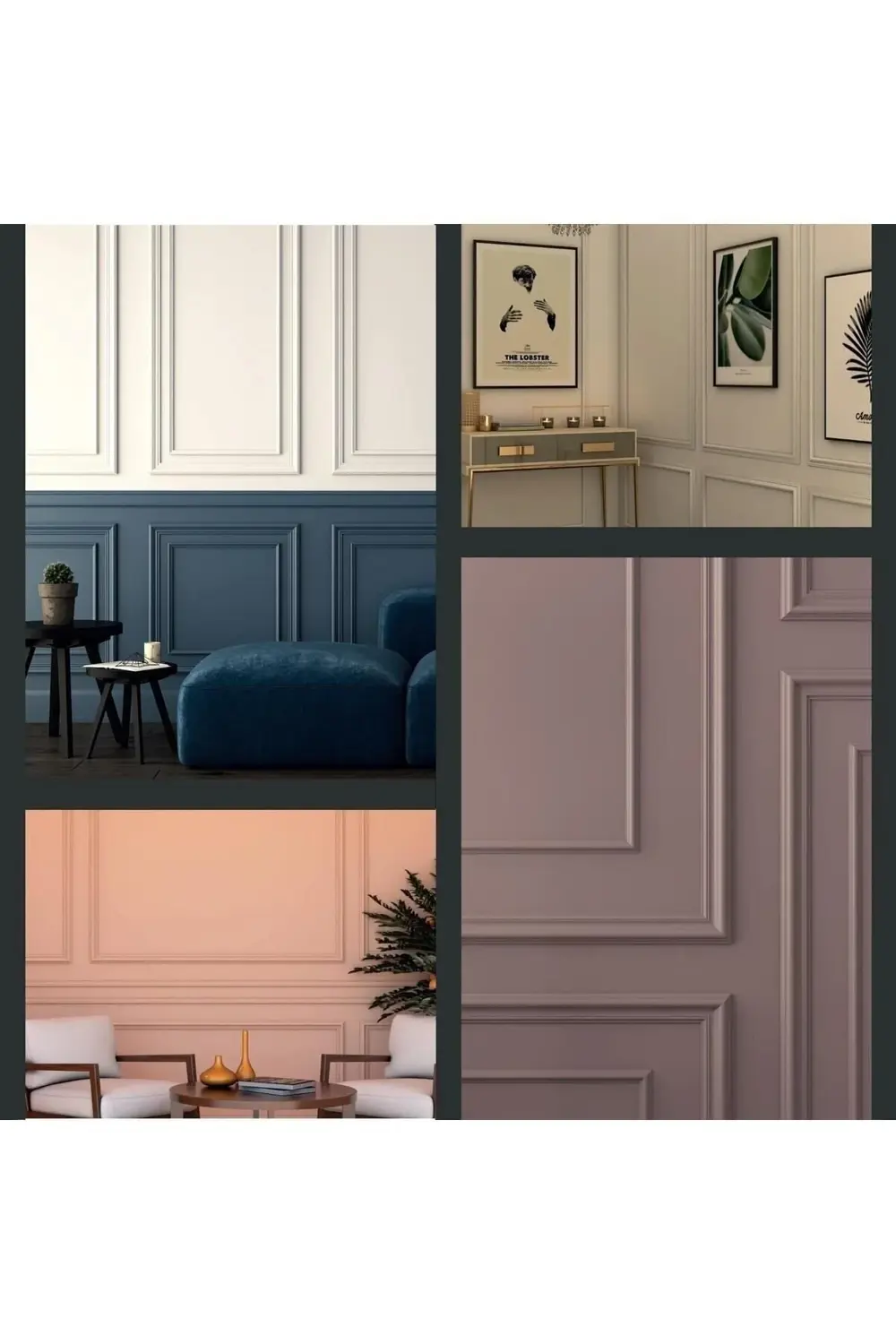 Poliüretan Boyanabilir Dekoratif Duvar Çıtası, Montaja Hazır, Kes