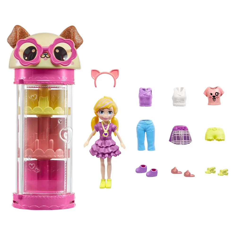 Polly Pocket Moda Eğlencesi Oyun Setleri Polly Puppy HKW04-HKW06 Polly Pocket Moda Eğlencesi Oyun Setleri Polly Puppy HKW04-HKW06