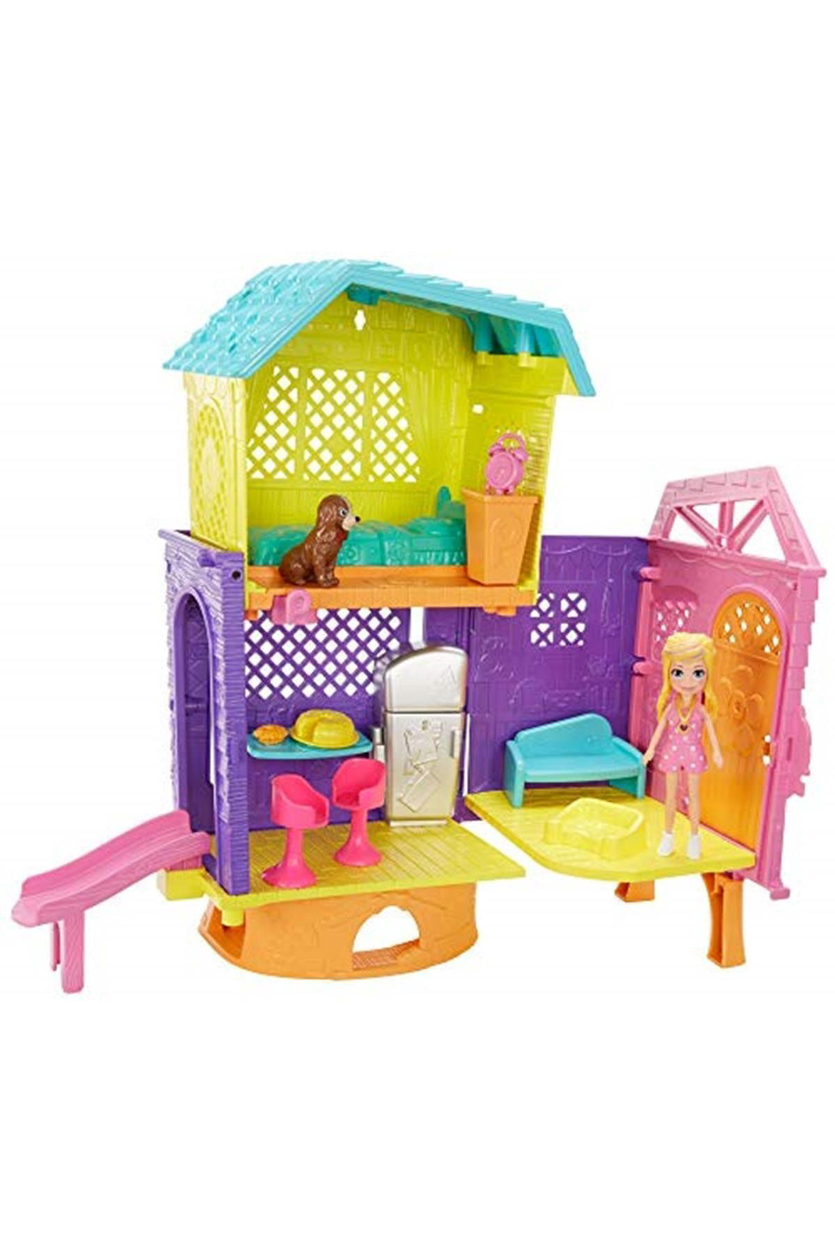 Polly Pocket Ve Eğlence Dolu 2 Katlı Evi Mutfak Kaydırak 75 Cm Po Polly Pocket Ve Eğlence Dolu 2 Katlı Evi Mutfak Kaydırak 75 Cm Po