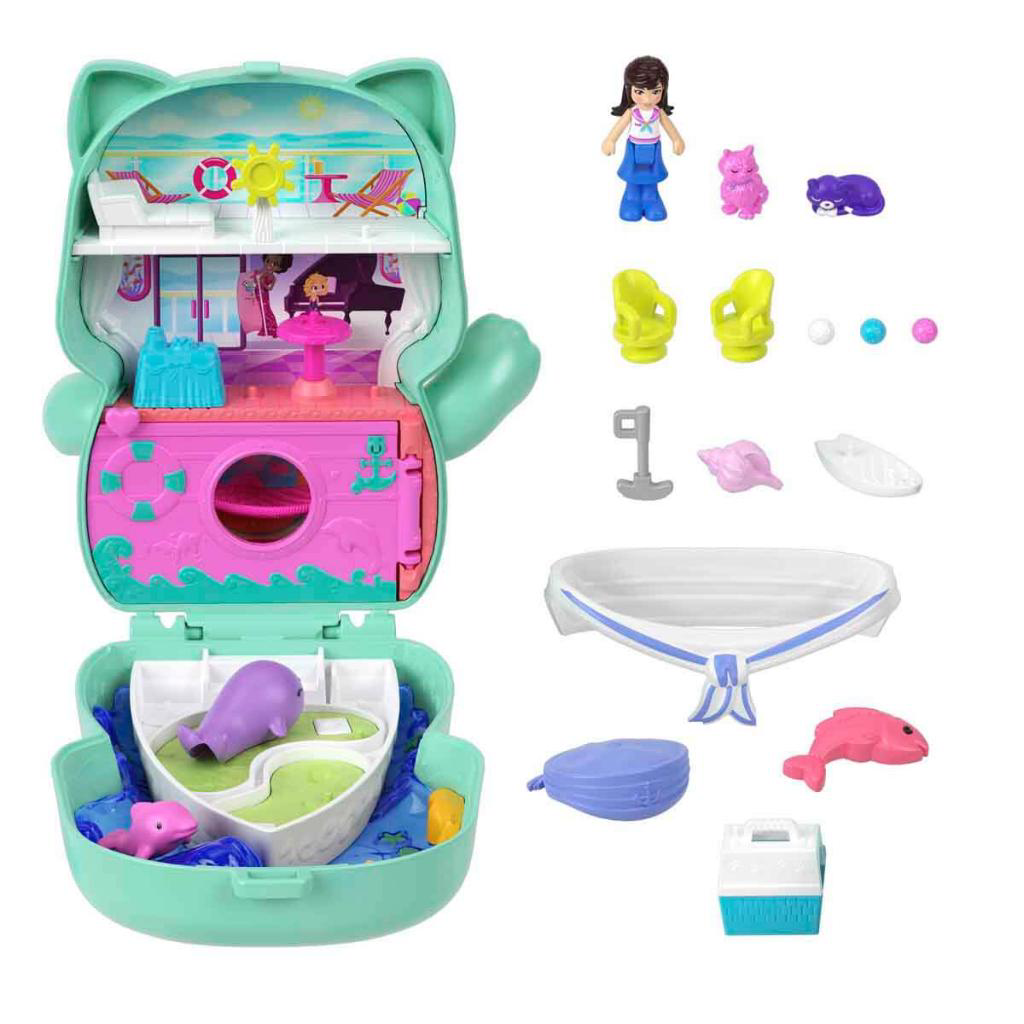 Polly Pocket Ve Maceraları Kompakt Oyun Seti Kedi Jfg56-Jcr37 Polly Pocket Ve Maceraları Kompakt Oyun Seti Kedi Jfg56-Jcr37