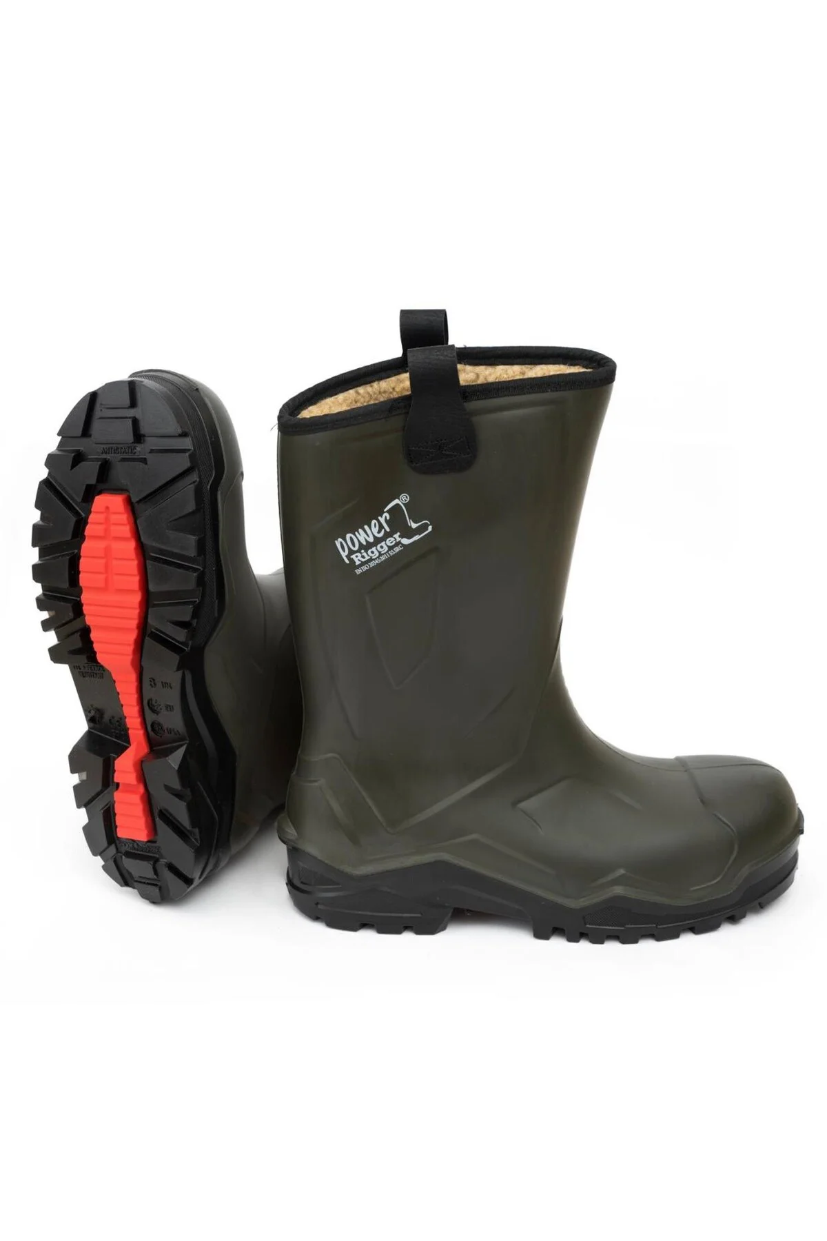 Pollyboot Power Rigger Çizme Çelik Burunlu Kürklü
