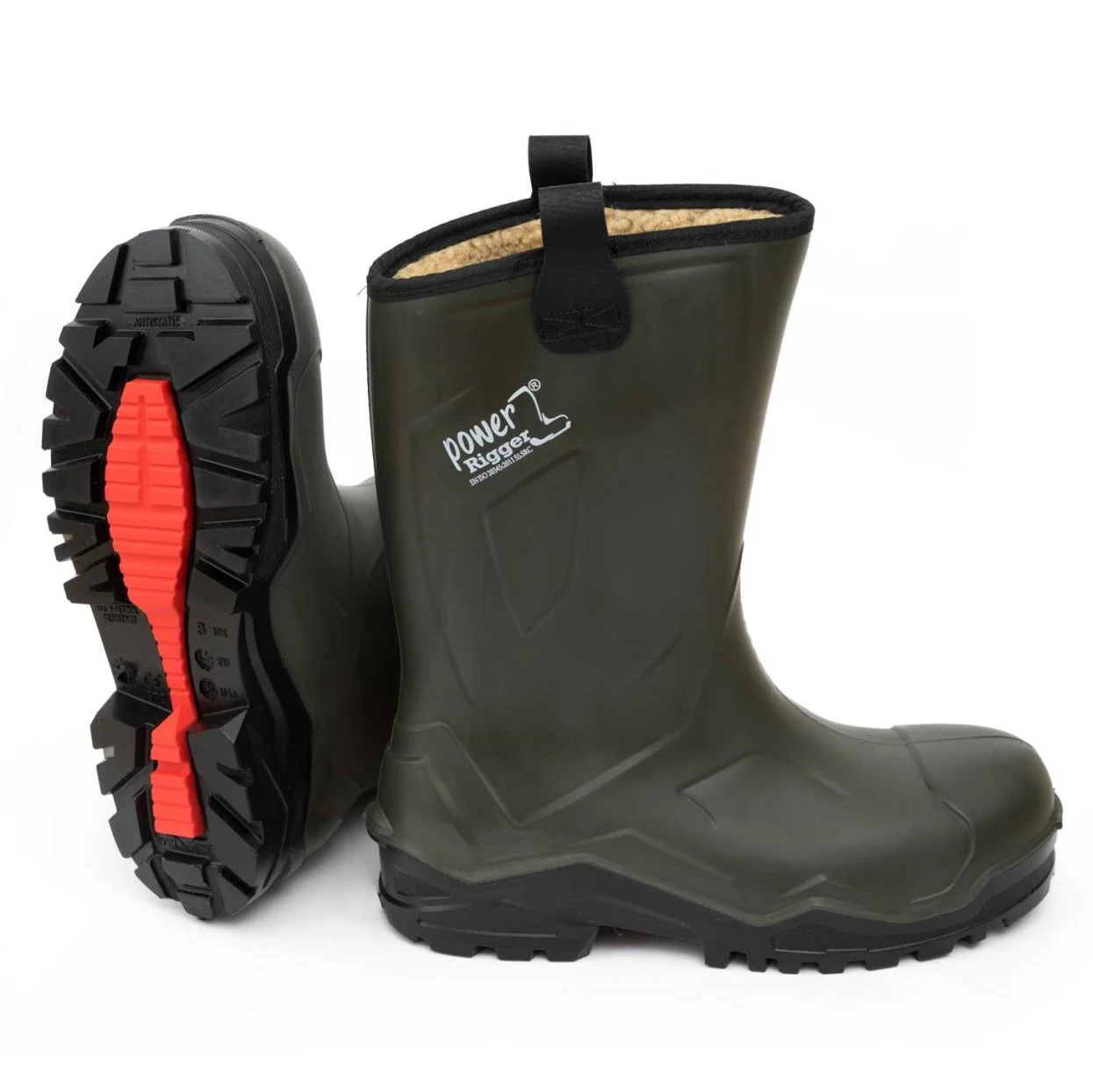 Pollyboot Power Rigger Çizme Çelik Blu Kürklü