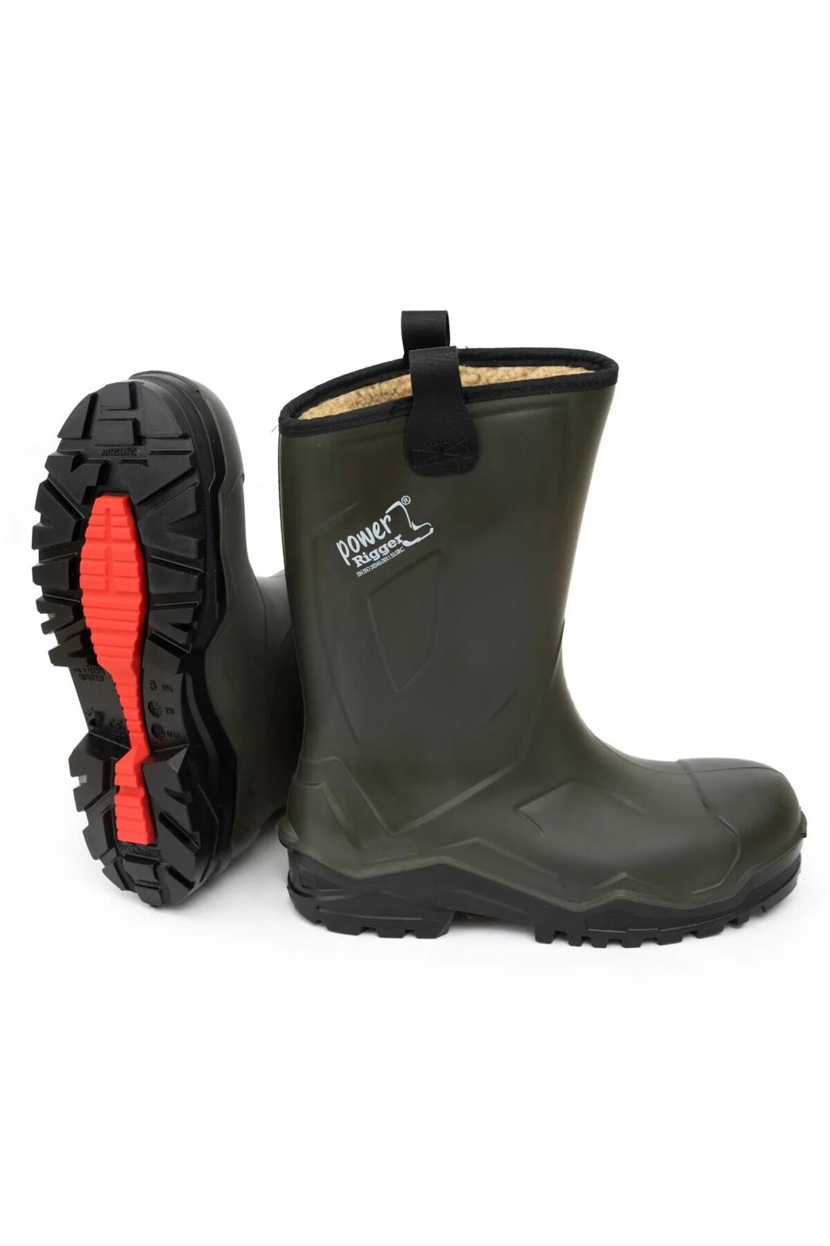 Pollyboot Power Rigger Çizme Çelik Burunlu Kürklü