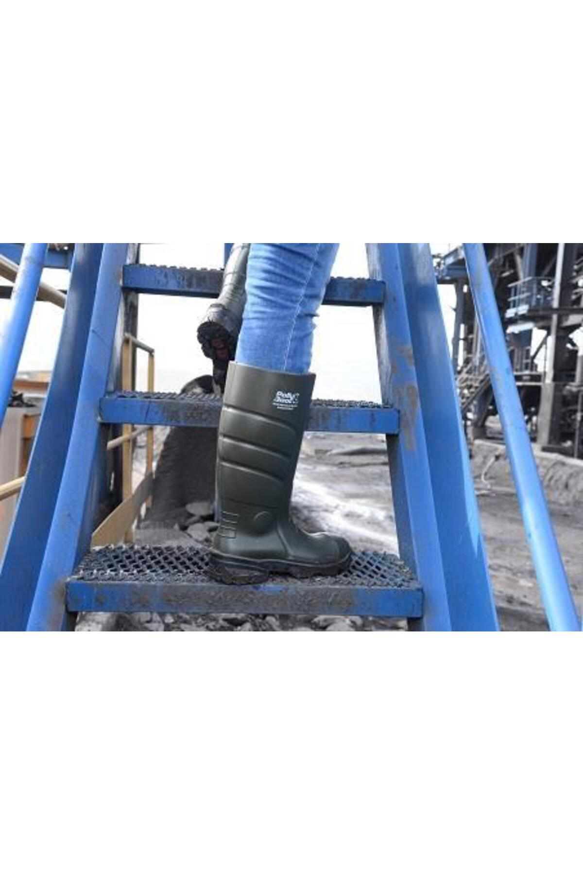 K&A Pollyboot Vega 45 Numara Çelik Blu Çizme Poliüratan