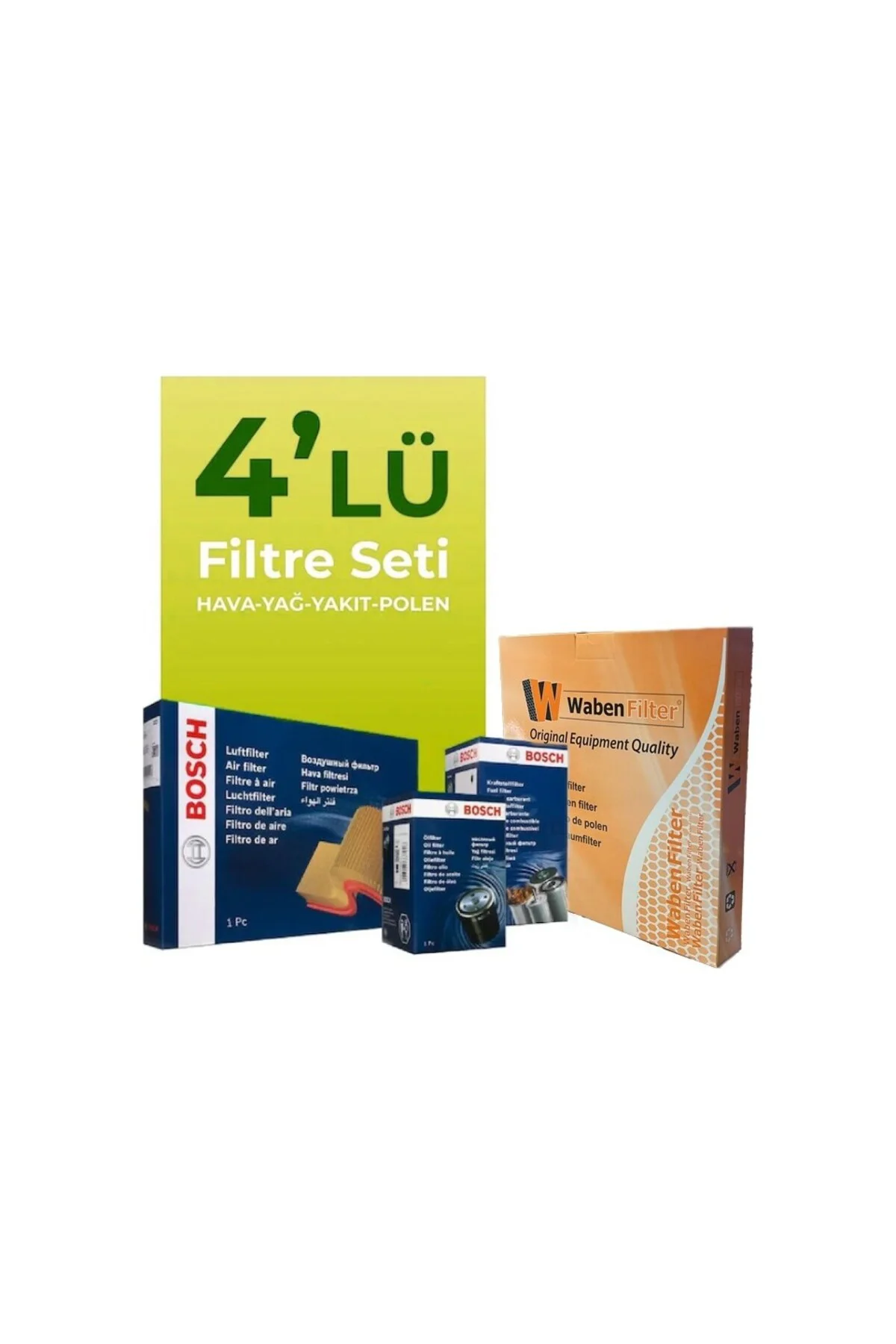 Polo 1.4 Dizel KW55 Filtre Bakım Seti 2001-2009 4 Lü SET bütün filtreler Fiyatı, Yorumları ve Özellikleri