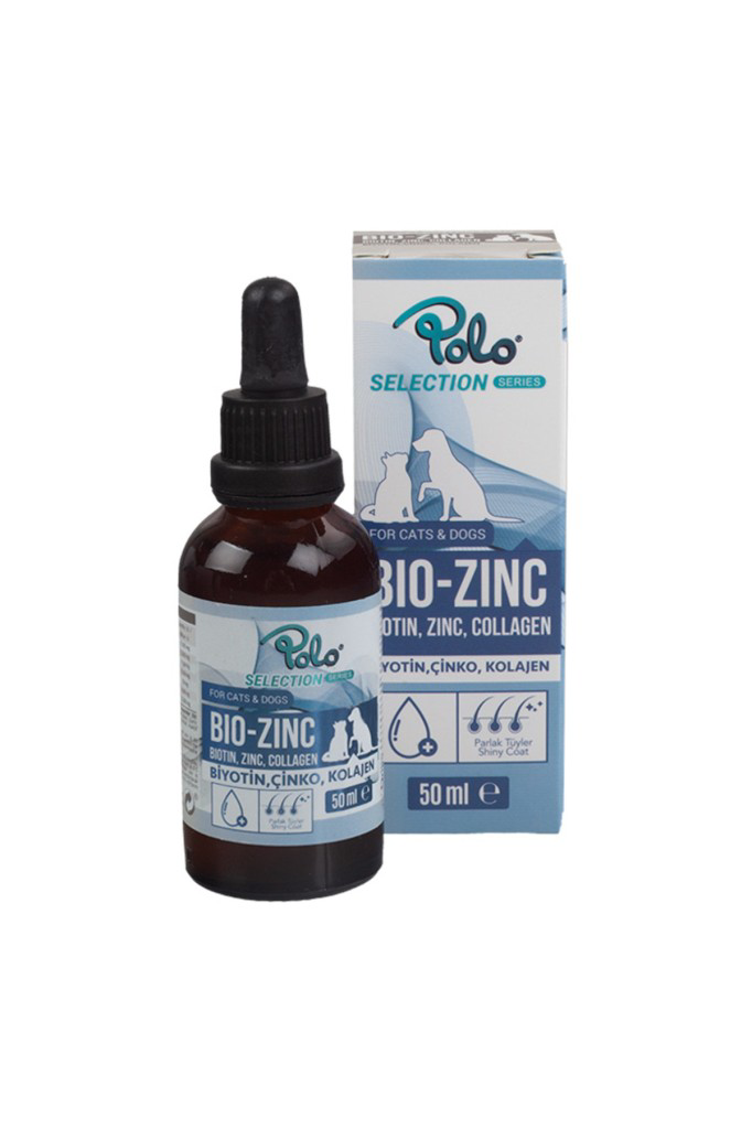 Polo Bio-Zinc Kedi Köpek Tüy Sağlığı Damla 50 ml