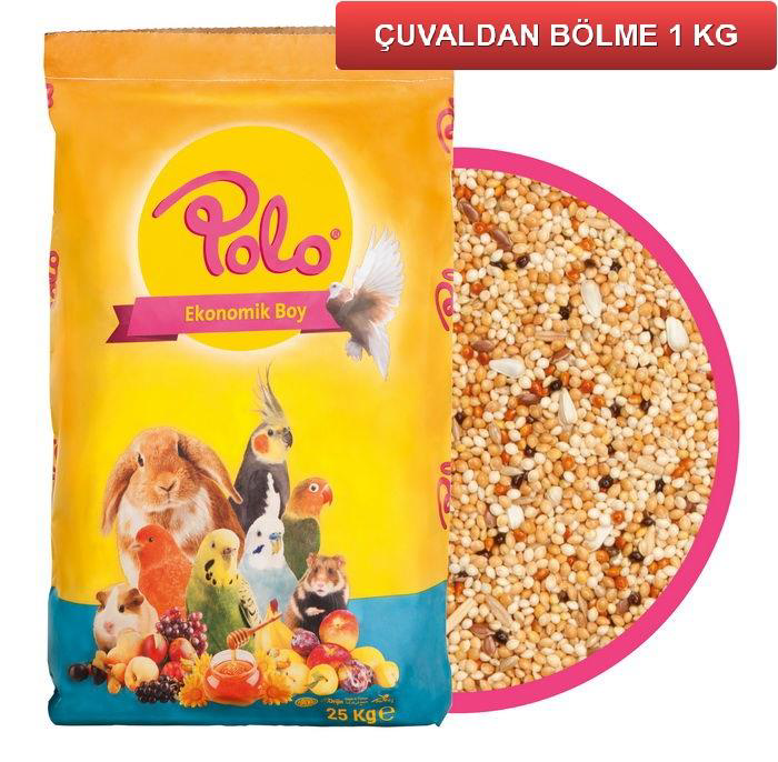 Polo Karışık Muhabbet Kuşu Yemi (ÇUVALDAN BÖLME) 1 Kg Polo Karışık Muhabbet Kuşu Yemi (ÇUVALDAN BÖLME) 1 Kg