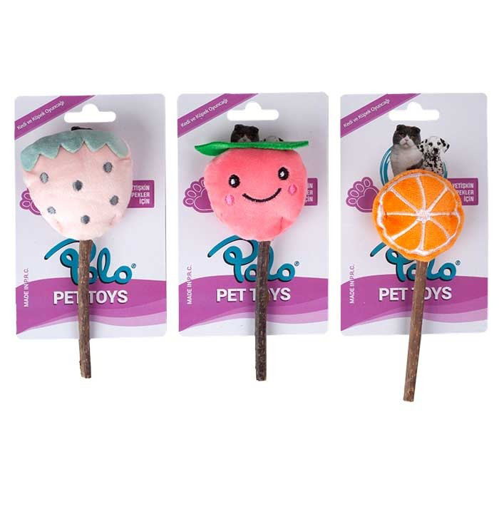 Polo Matatabi Meyve Çubuğu Kedi Oyuncağı 10 Cm 1 Tane