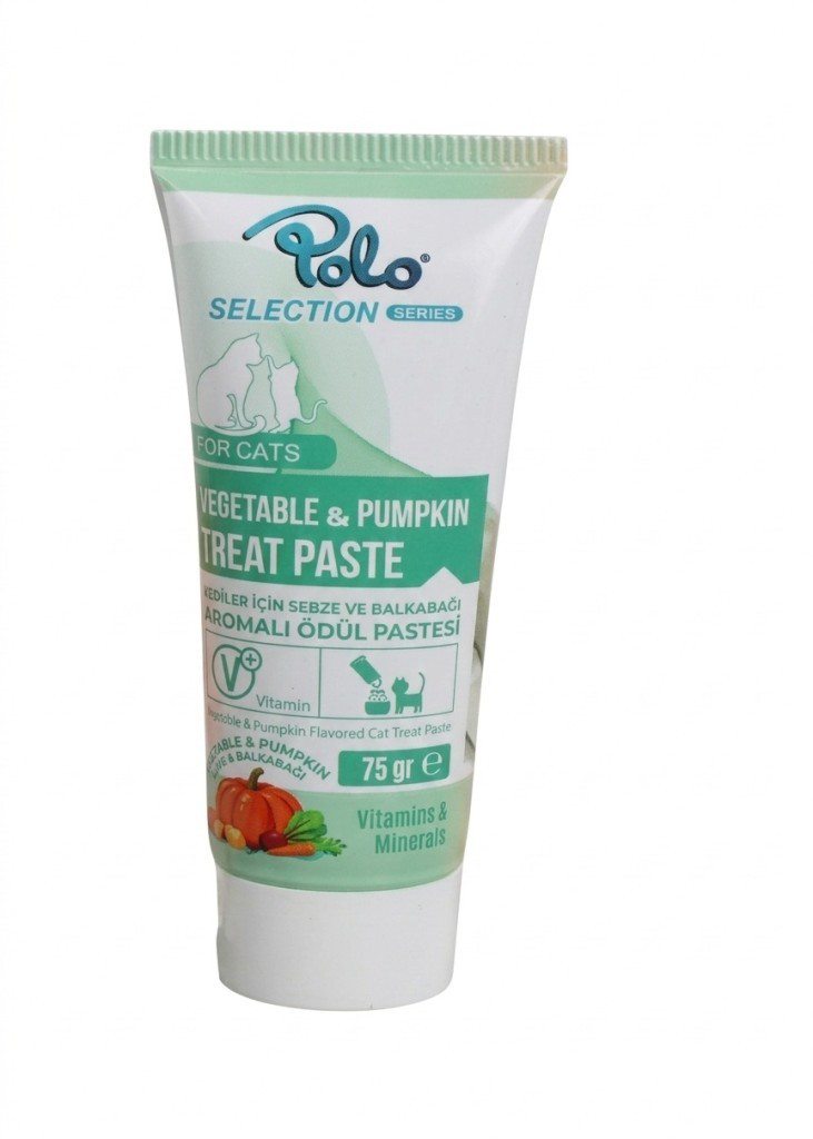Polo Selection Cat Sebze ve Balkabaği Ödül Pastesi 75 gr Polo Selection Cat Sebze ve Balkabaği Ödül Pastesi 75 gr