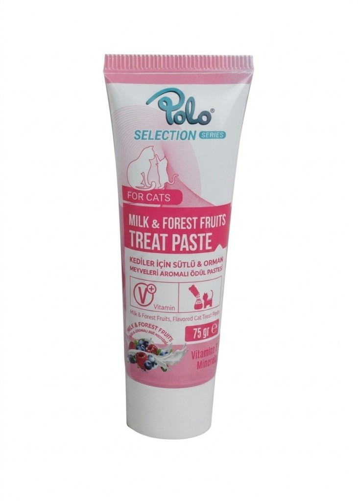 Polo Selection Cat Süt ve Orman Meyveli Ödül Pastesi 75gr Polo Selection Cat Süt ve Orman Meyveli Ödül Pastesi 75gr