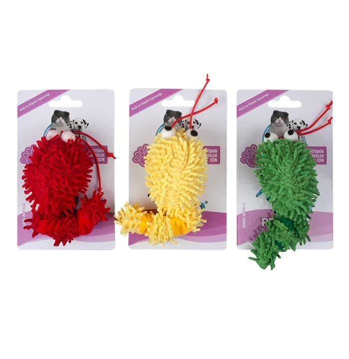 Polo Tırtıklı Peluş Kedi Oyuncağı 16 Cm