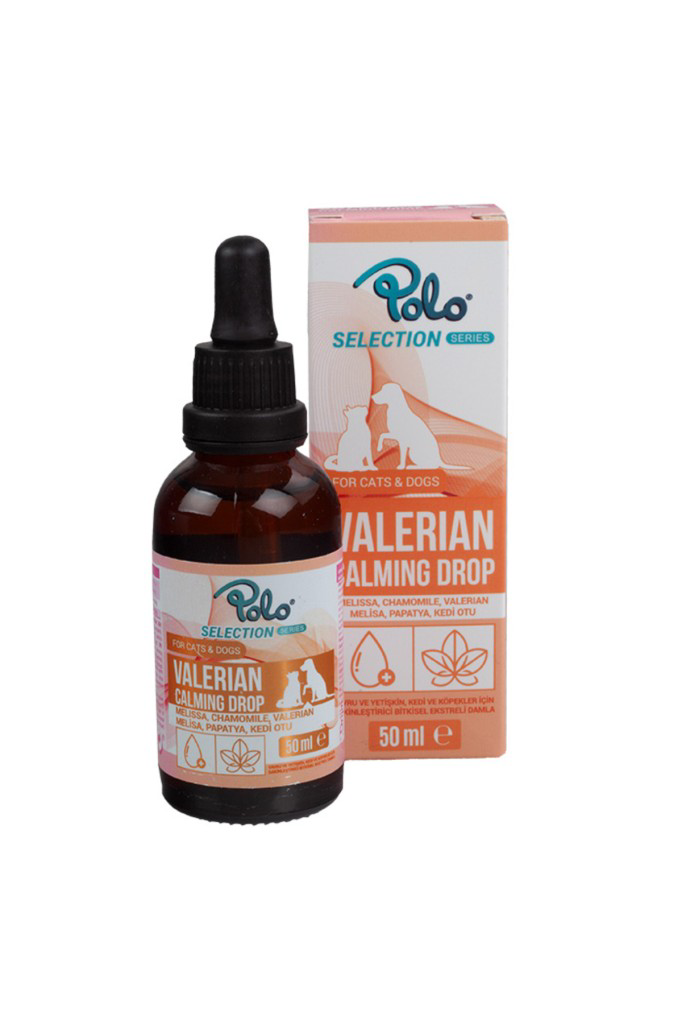 Polo Valerian Sakinleştirici Kedi Köpek Tüy Sağlığı Damla 50 ml