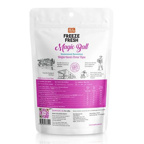 Pol’s Freeze Fresh Magic Ball Böğürtlenli Elma Topu 16 Gr Fiyatı, Yorumları ve Özellikleri
