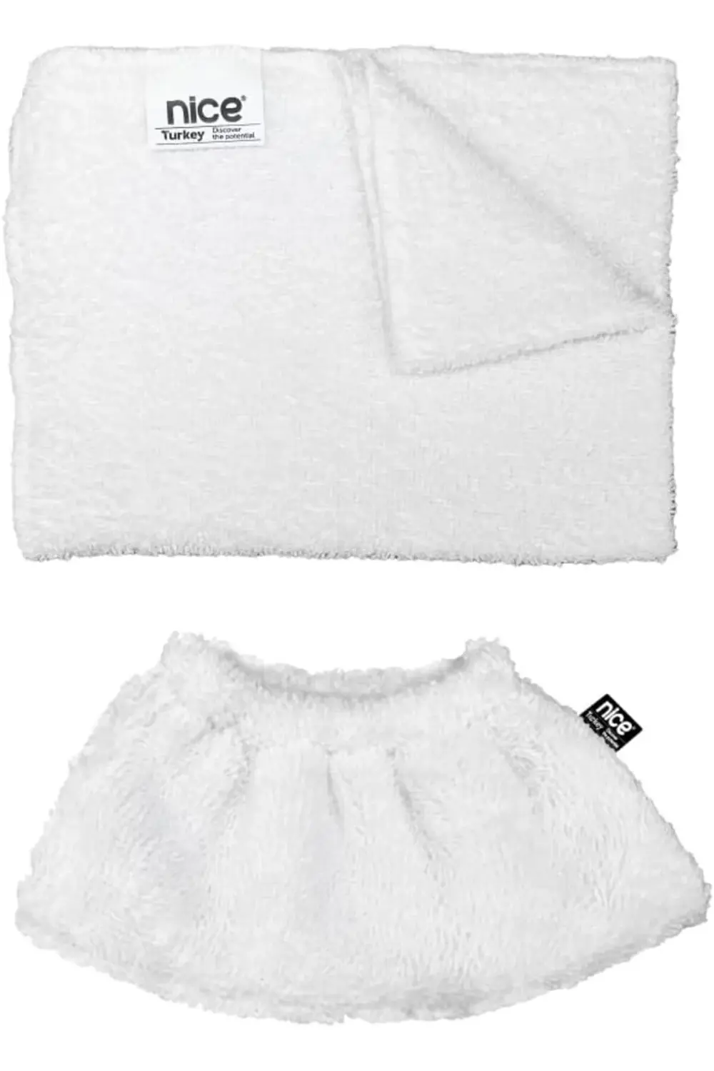 Polti- Buharlı Temizleyici Uyumlu 25, 25 Büyük Düz Havlu Bez Seti