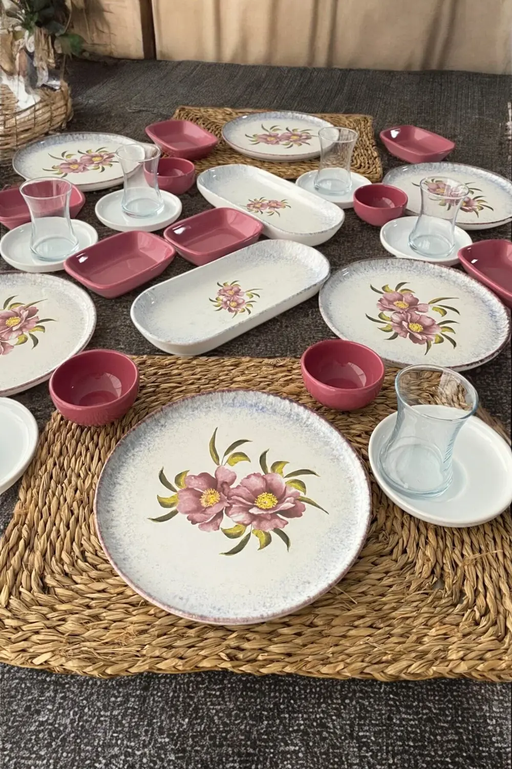 Polya 30 Parça 6 Kişilik Kahvaltı Takımı