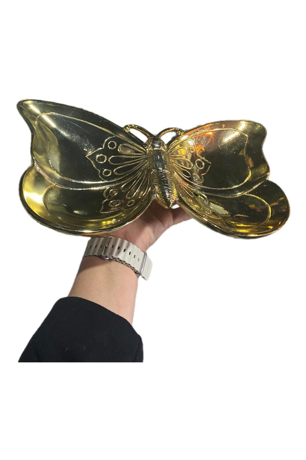 Polyester Dekoratif Kelebek Tabak