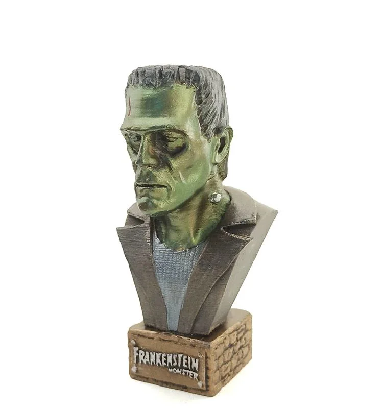 Polyester Frankenstein Büst Küçük 147 - Dekoratif Heykel Polyester Frankenstein Büst Küçük 147 - Dekoratif Heykel