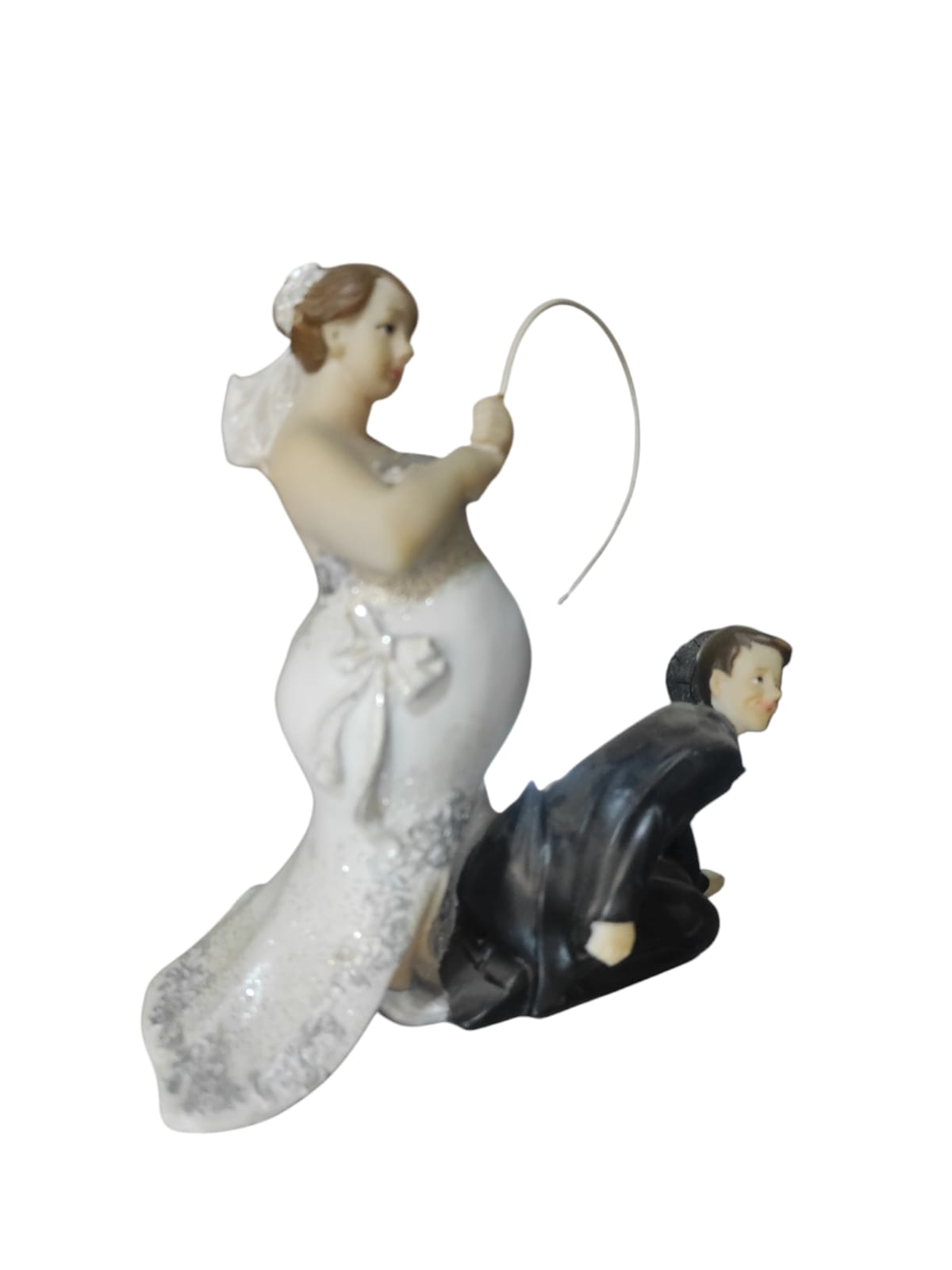 Polyester Gelin Damat Biblo Obje Damat Oltada 13,5cm Polyester Gelin Damat Biblo Obje Damat Oltada 13,5cm