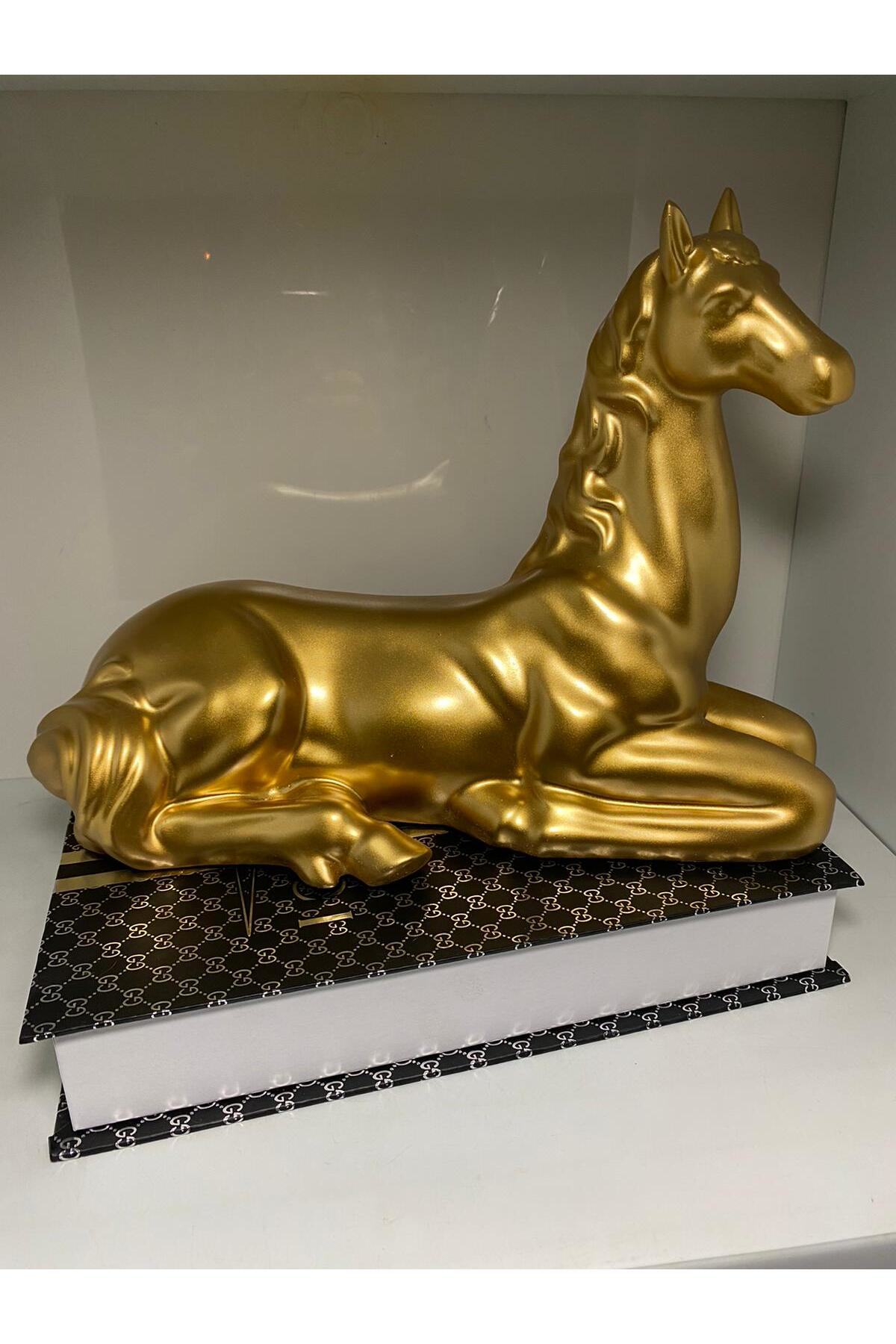 Elif Aksesuar Polyester Oturan At Obje