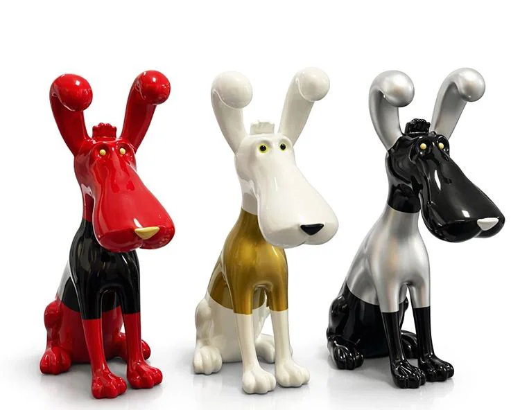 Polyester Sevimli Köpek Figürü Alk4557 - Ev ve Ofis Dekorasyonunda Şirin Aksesuar