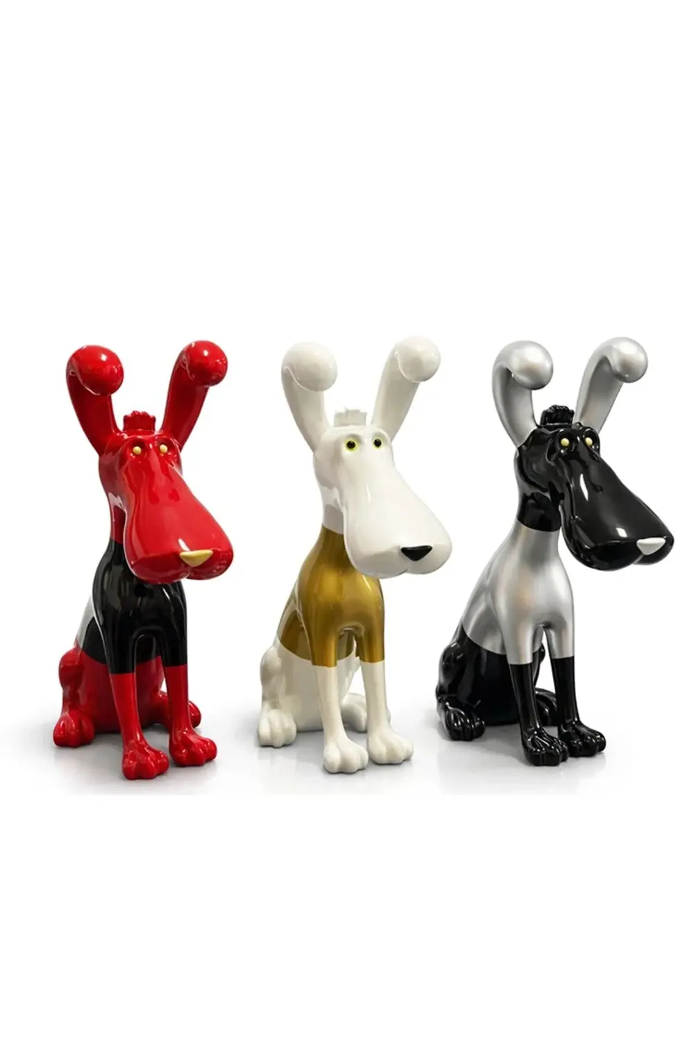 Polyester Sevimli Köpek Figürü Alk4557