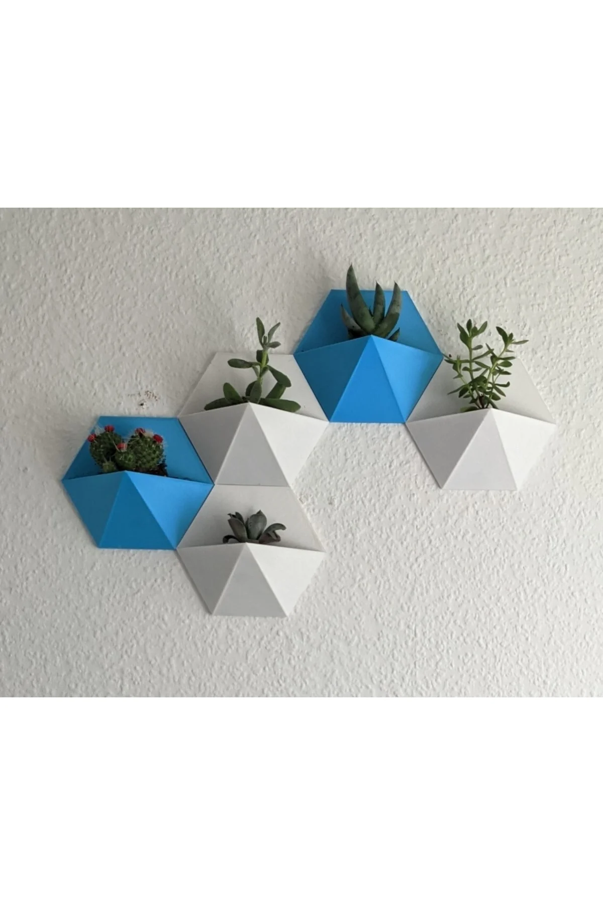 Polygonal Duvar Vazosu 15 cm 1 Adet