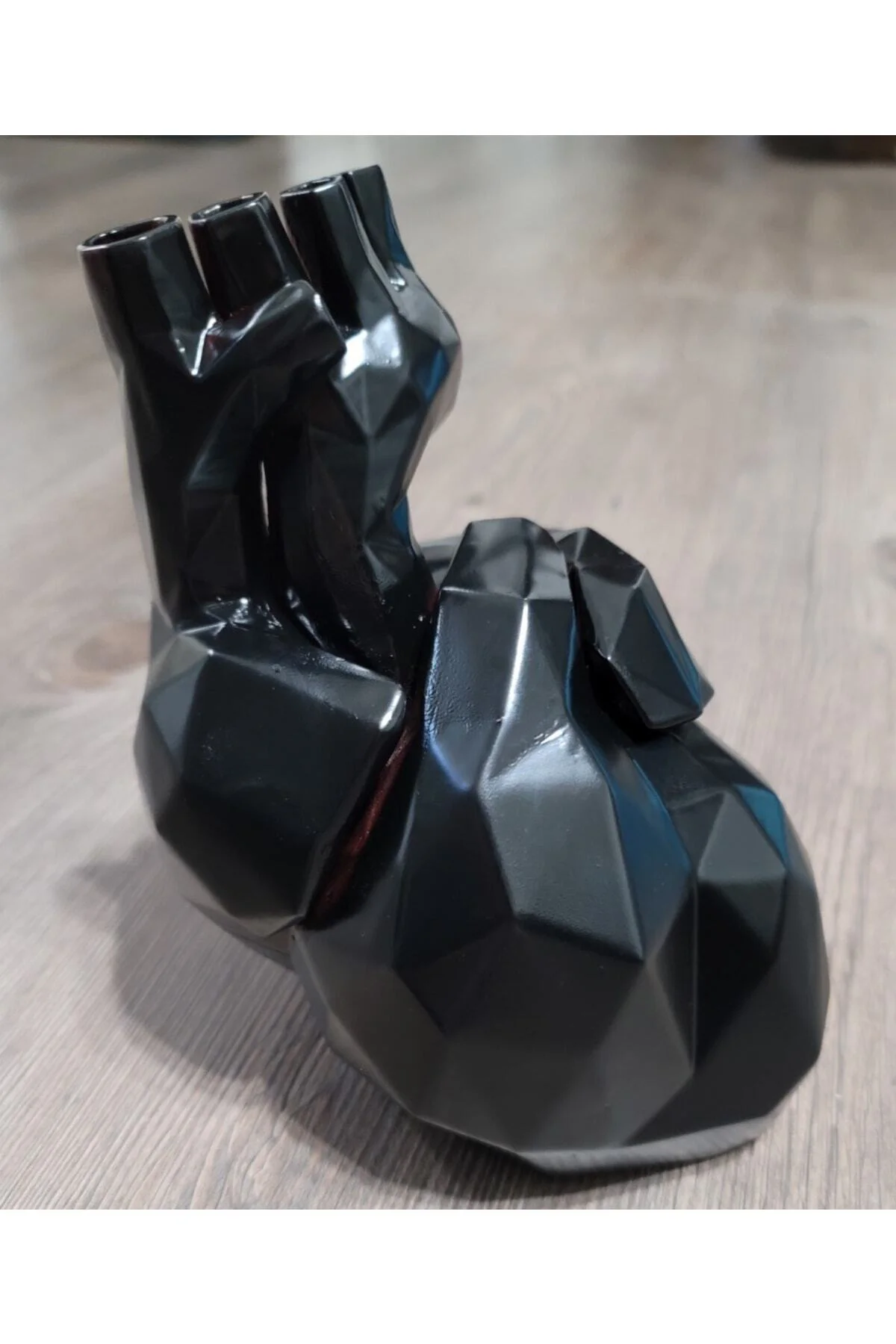 Polygonal Kalp Vazo 15cm