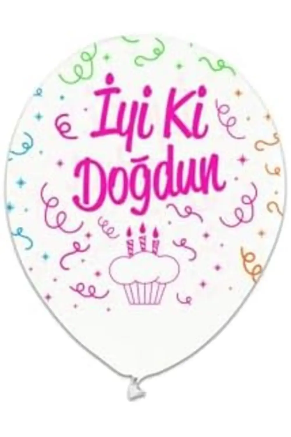 polylight 6 Adet Iyi Ki Doğdun Baskılı Renkli Balon trendpath 112