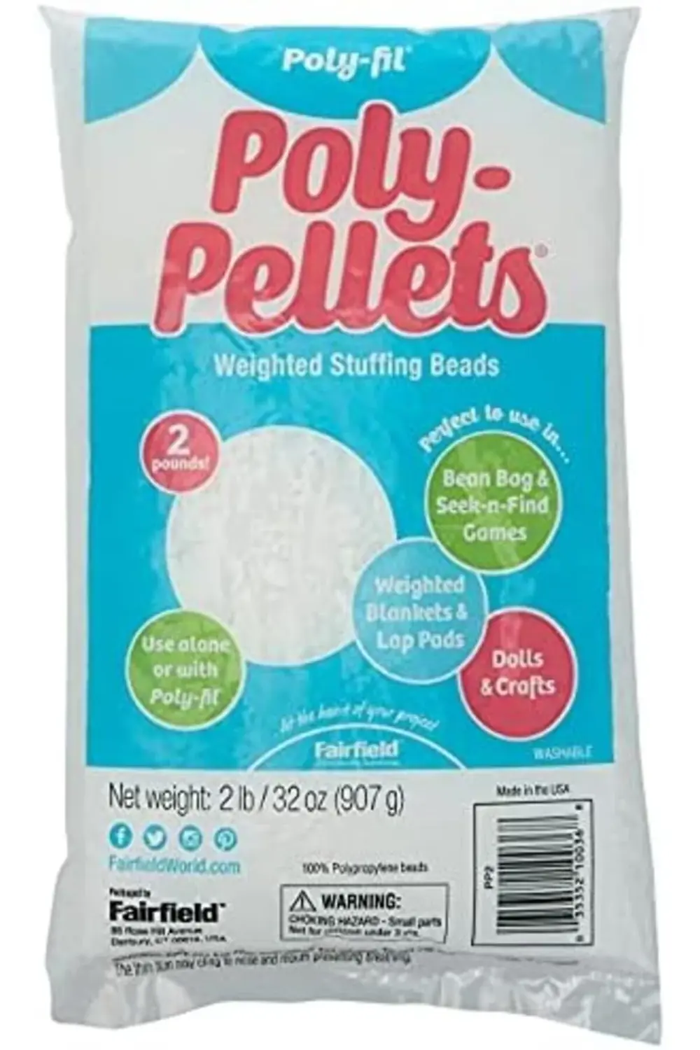 Polypellets dolgu BEADS32 oz, akrilik, çok renkli, 1178227