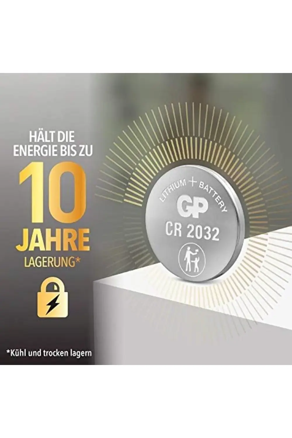 polysight 3v Lithium Knopfzellen, 20 Stück Li-Mn Knopfbatterien C