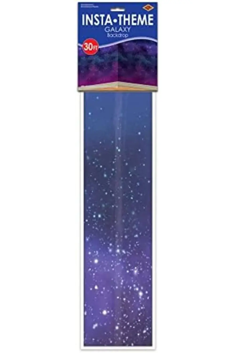 polysight Backdrop, 4' x 30' - Partiler için Zemin, Gece Gökyüzü