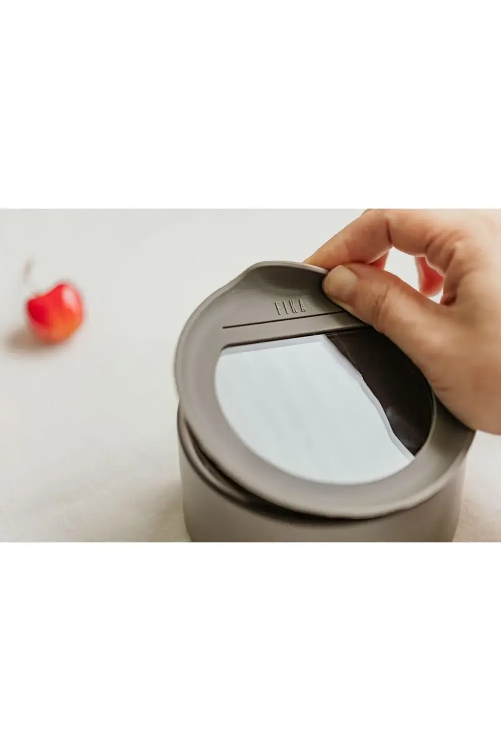 polysight FİKA One Seramik Saklama Kabı Gri 1000Ml D-NEONE100-07