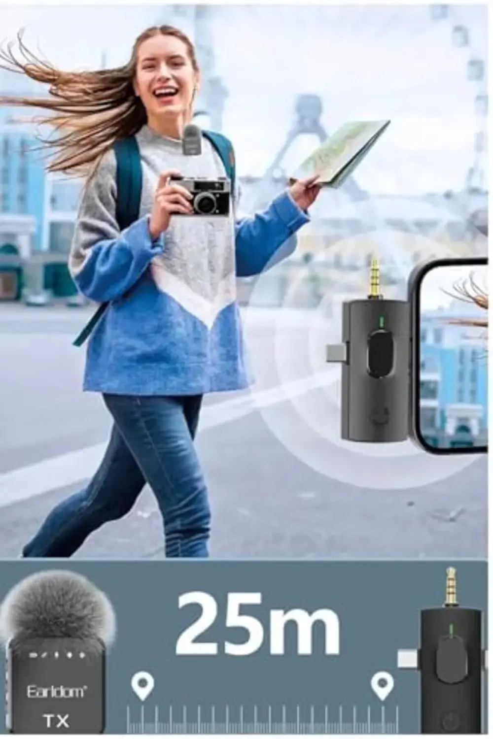 polysight MC12 Tekli Mikrofonu, Kablosuz, Tak Çalıştır, Profesyon