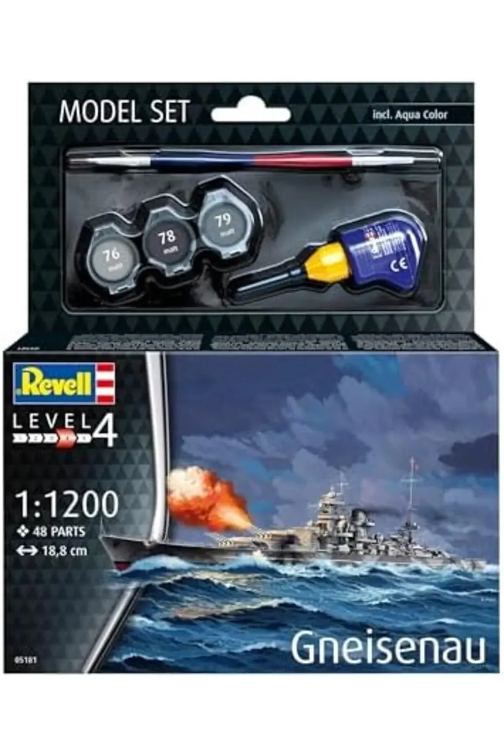 polysight Set Battleship Gneisenau trendzap 467437