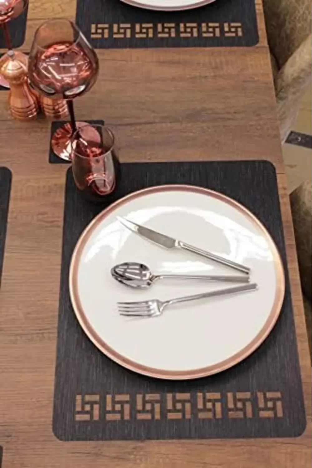 polysight Tangram Bambu Desen Kesim Servis 2 adet 35x45 cm trendz