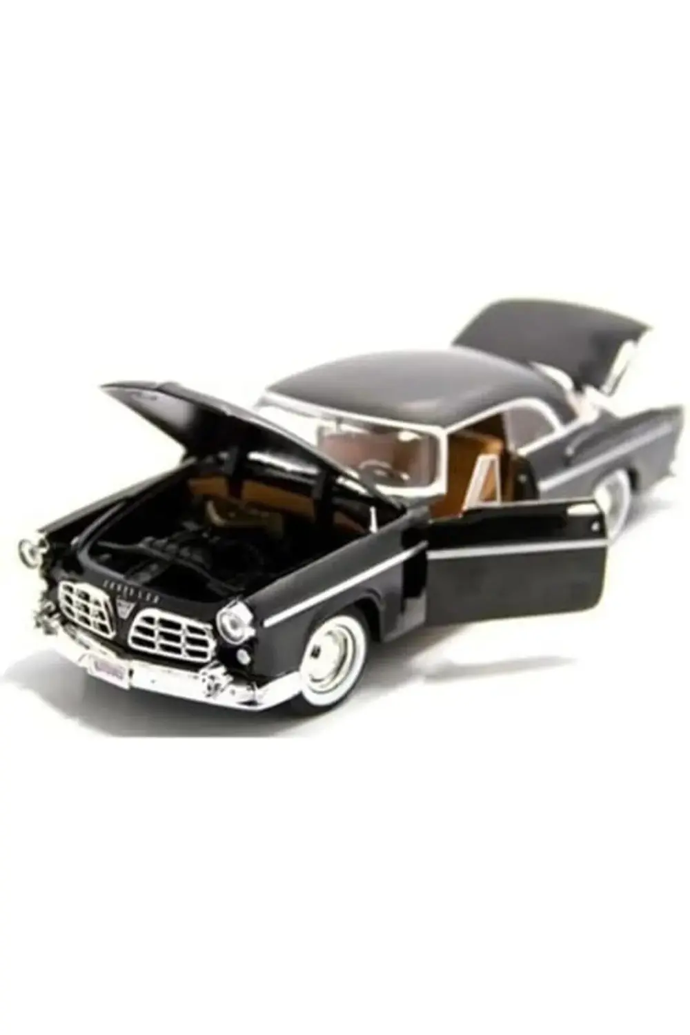 polysurge 1955 Chrysler C300 1:24 Model Araba Siyah Çocuklar ve Y