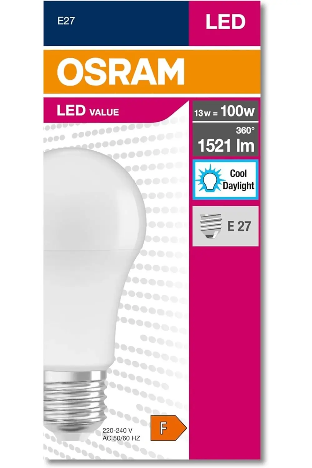 polysurge 4052899971042 Led Cla 100 13 W 1521 Lümen 6500 Kelvin B