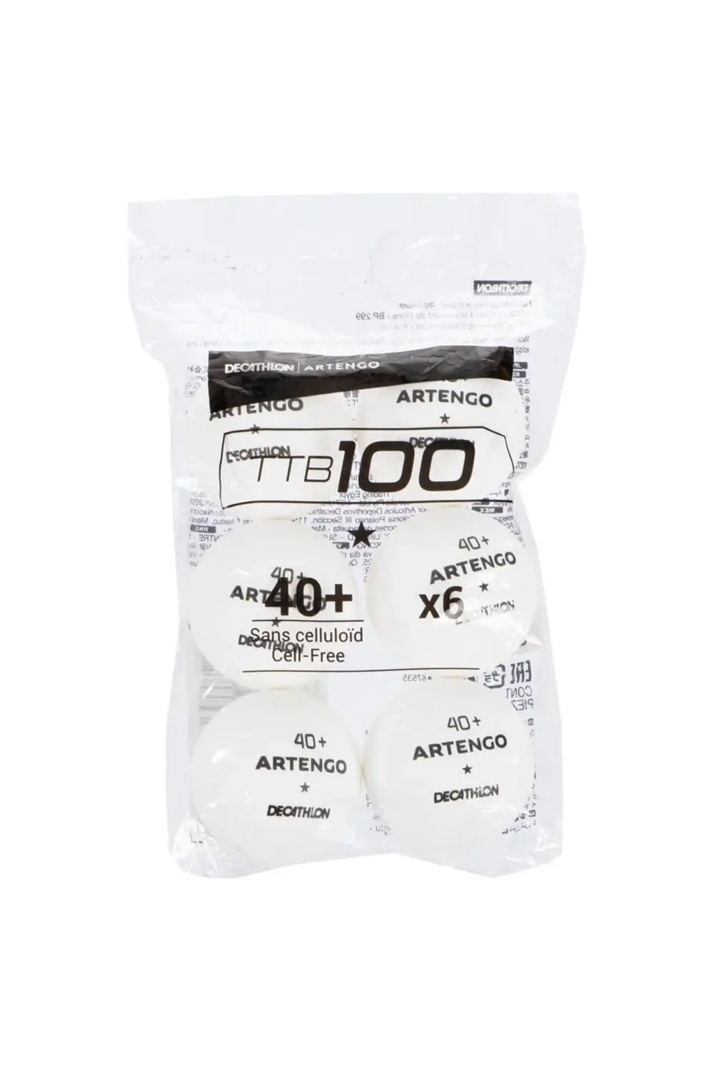 Pongori Ttb100 1* 40 Masa Tenisi Topu - 6'lı - Beyaz