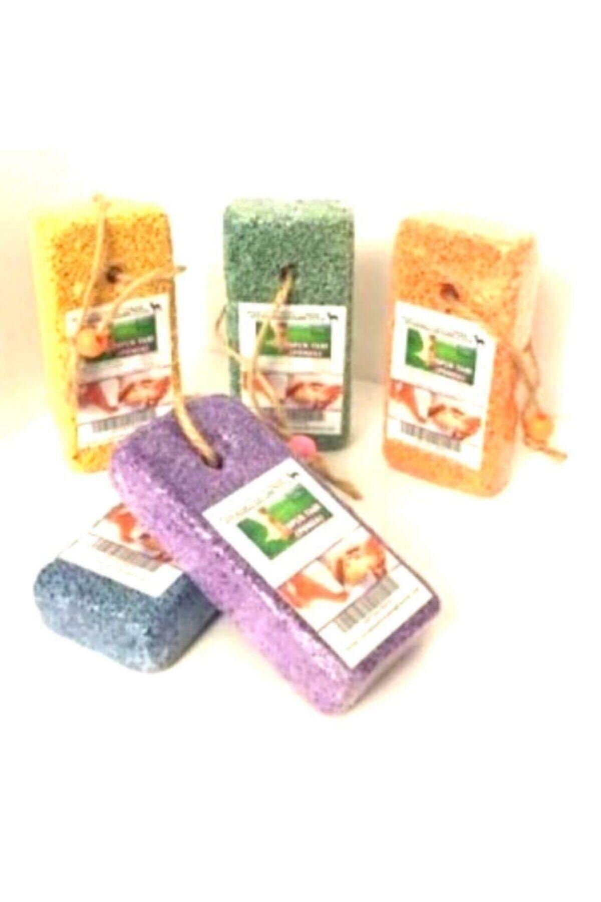 Can Ponza Taşı Renkli Topuk Taşı İpli 1 Adet