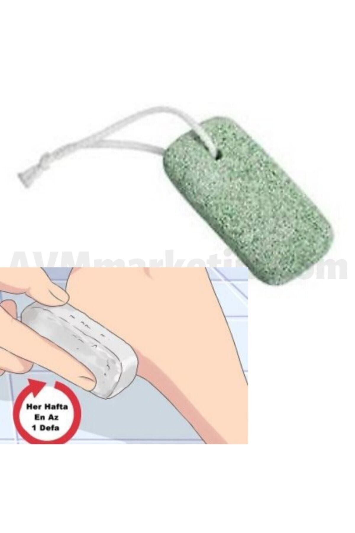 Can Ponza Taşı Renkli Topuk Taşı İpli 1 Adet