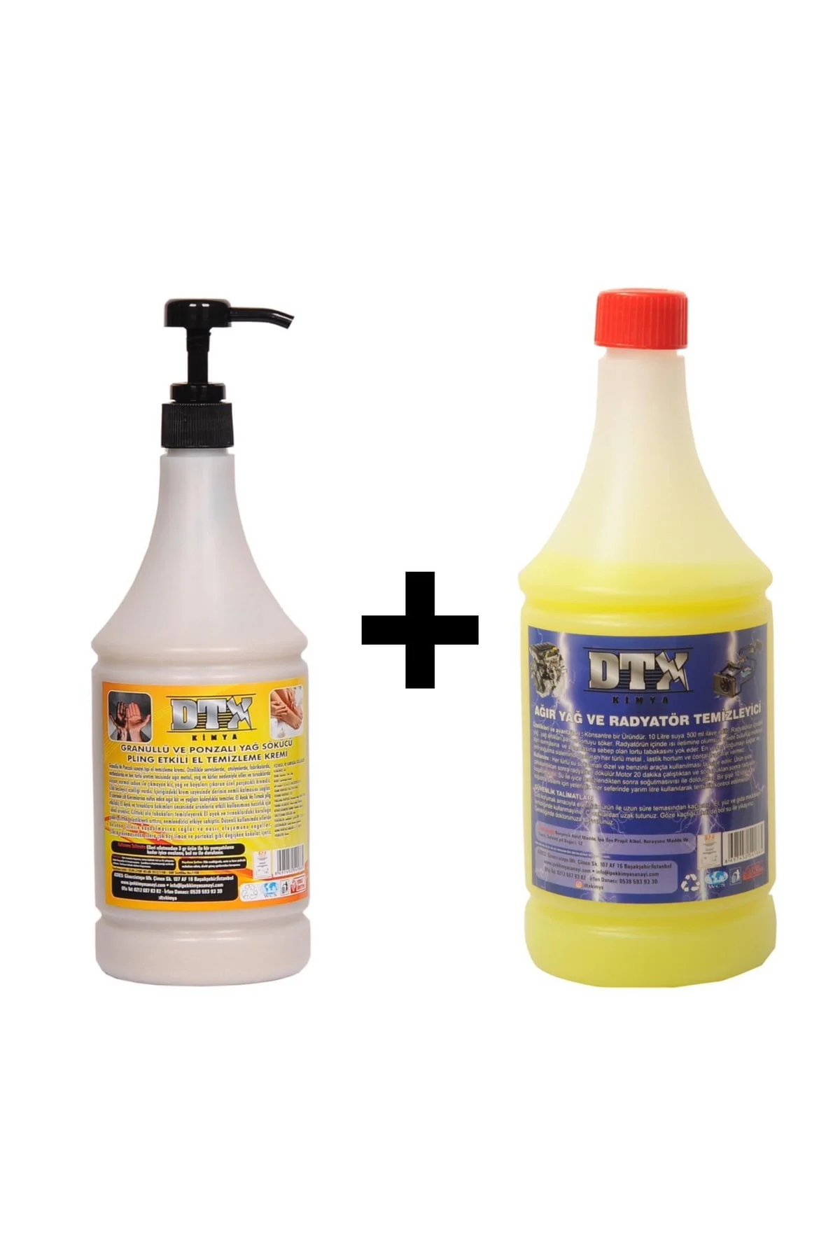 Ponza'lı (Talaşlı) El Temizleme Kremi (Dabunu) 1 kg & Ağır Yağ Sö