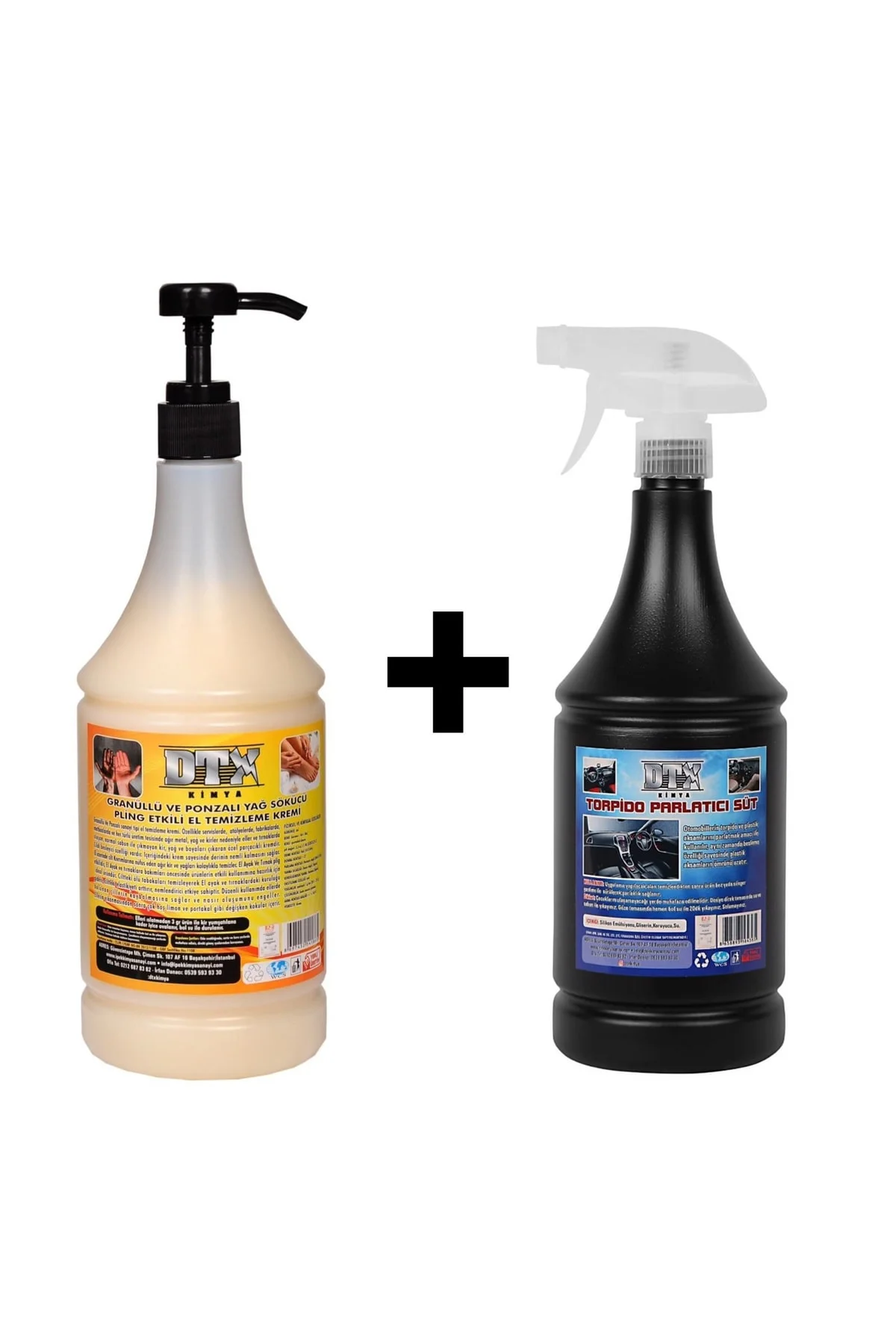 Ponza'lı (talaşlı) El Temizleme Kremi ( Sabunu) 1 Kg & Torpido Pa