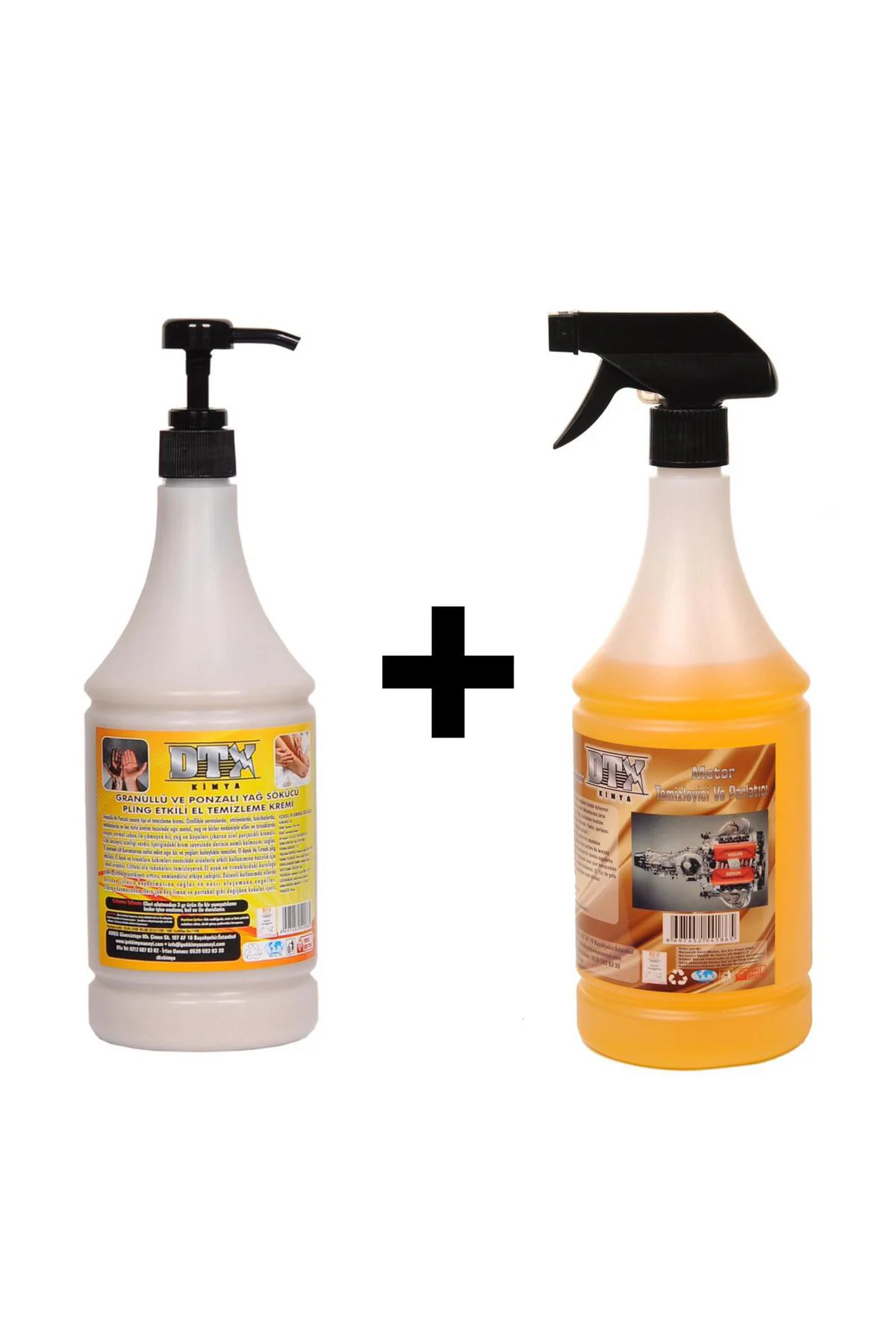Ponza'lı (talaşlı) El Temizleme Kremi Sabunu 1 Kg & Susuz Motor T
