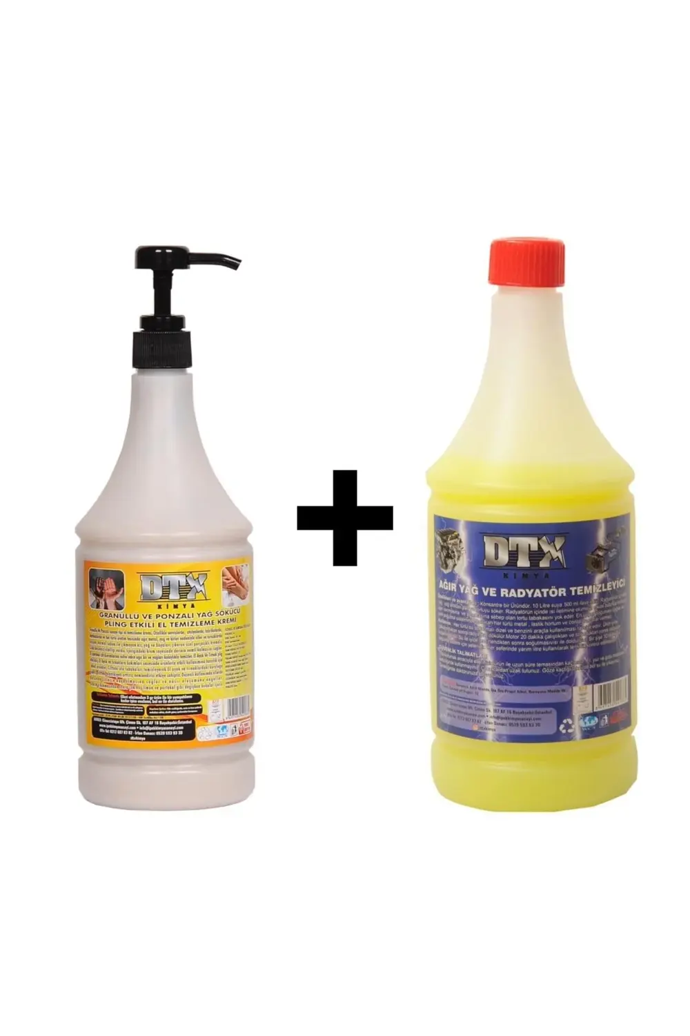 Ponza'lı (Talaşlı) El Temizleme Kremi (Dabunu) 1 kg & Ağır Yağ Sö