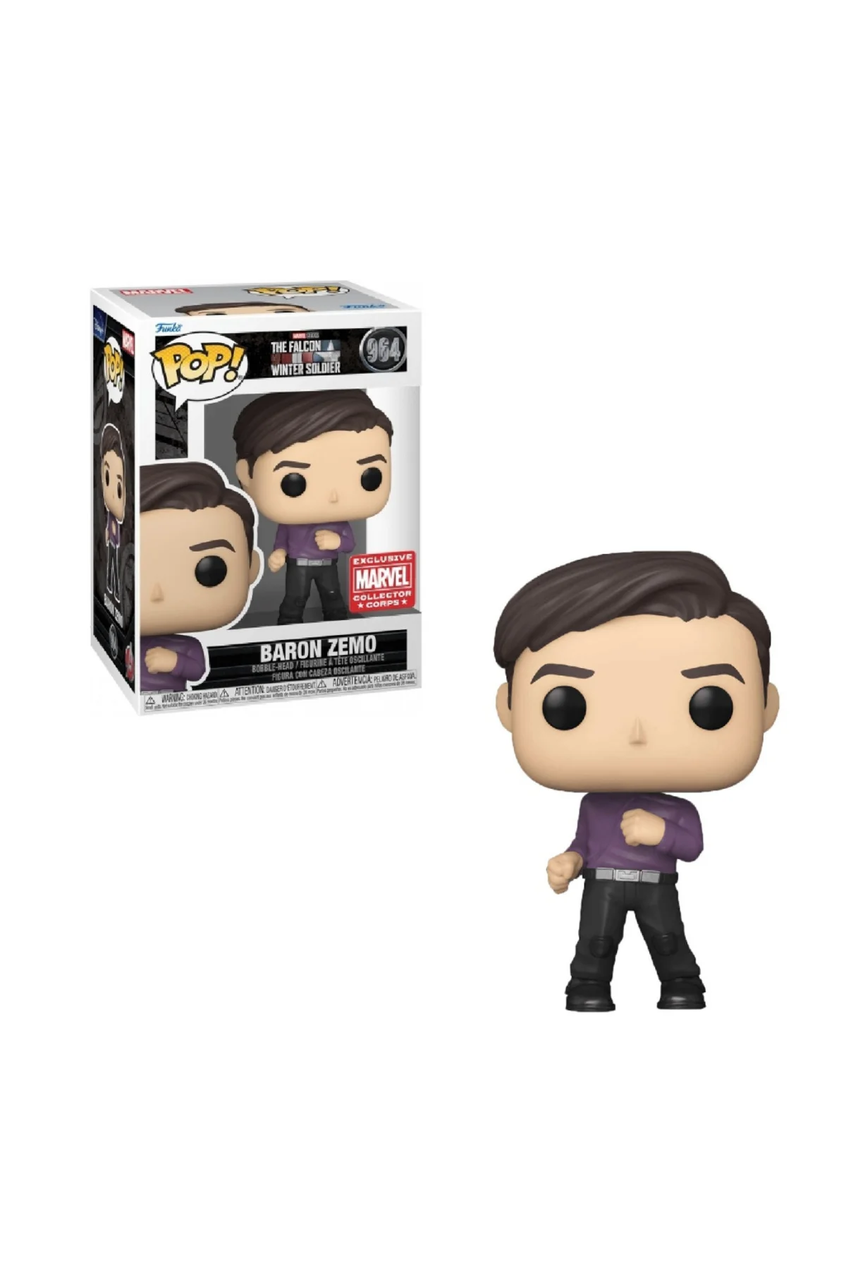 POP #964 Marvel The Falcon and Winter Soldier Baron Zemo Exclusive Figure