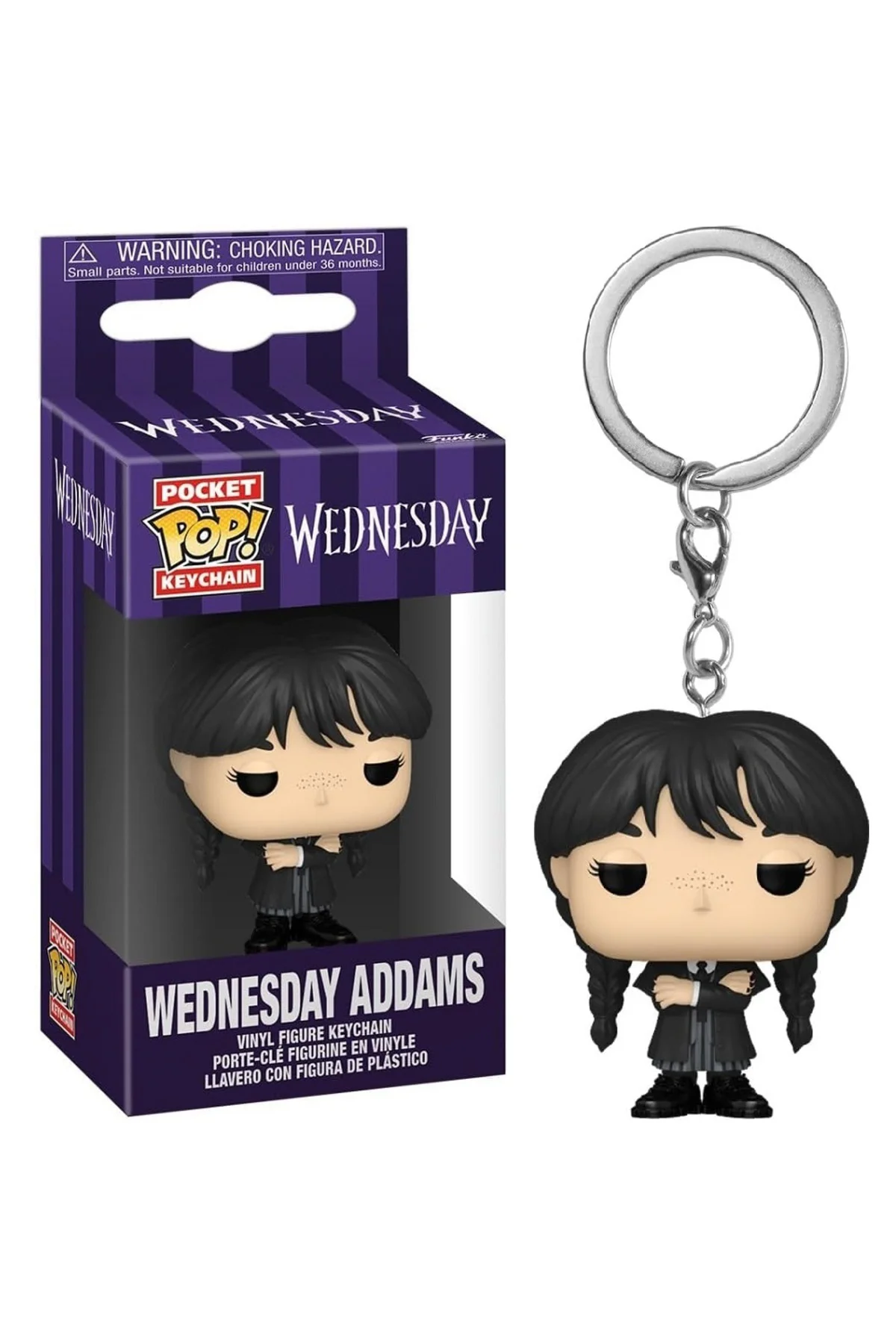 POP Anahtarlık Wednesday Addams with Black Coat POP Anahtarlık Wednesday Addams with Black Coat