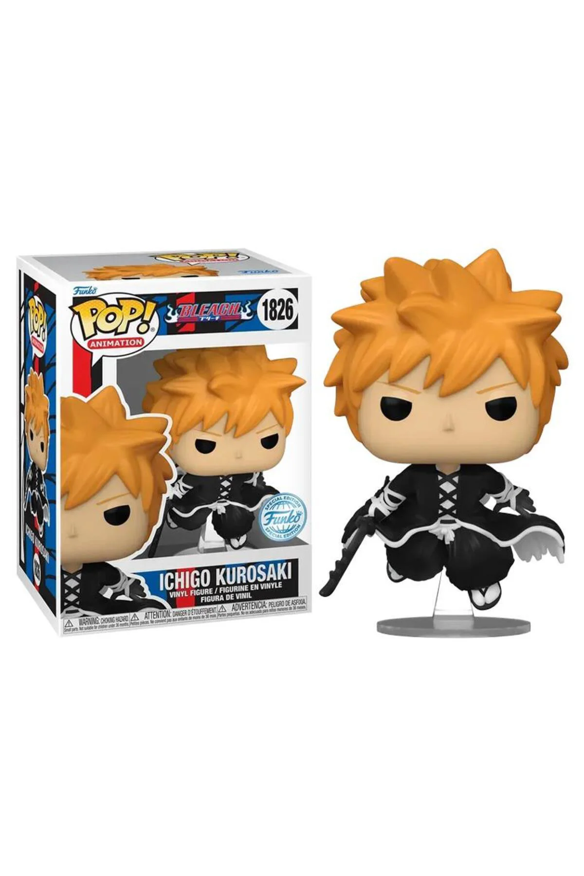 Pop Animation Bleach - Ichigo Kurosaki Gt Attack Special Edition 