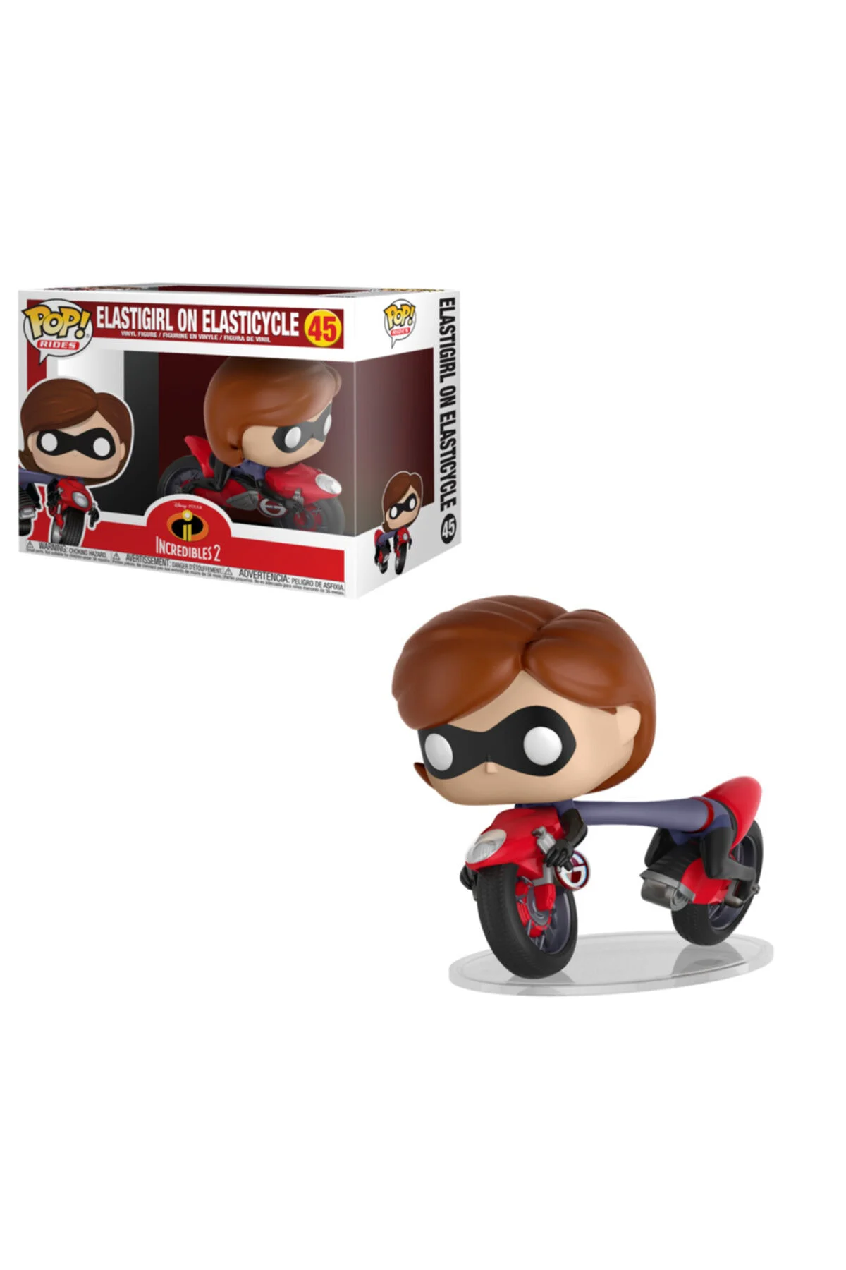 Pop Deluxe Figür - Disney The Incredibles 2, Bike&elastigirl